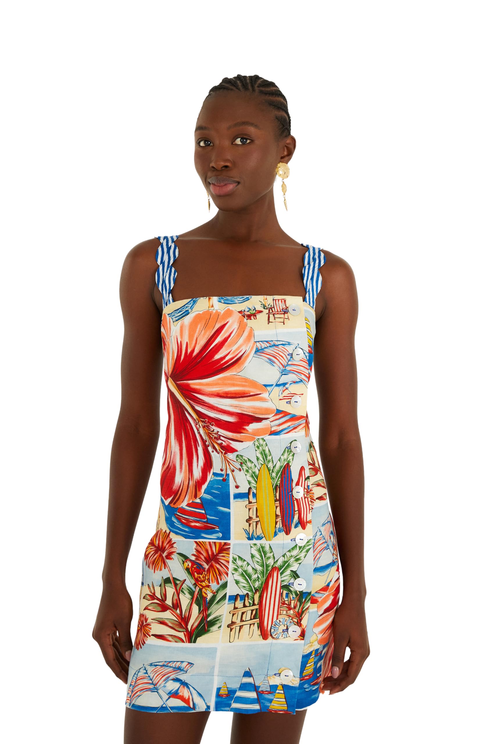 Summer Diary Multicolor Mini Dress