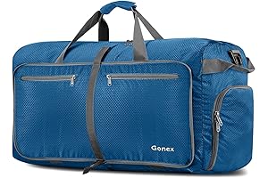 GONEX 80L Packable Travel Duffle Bag