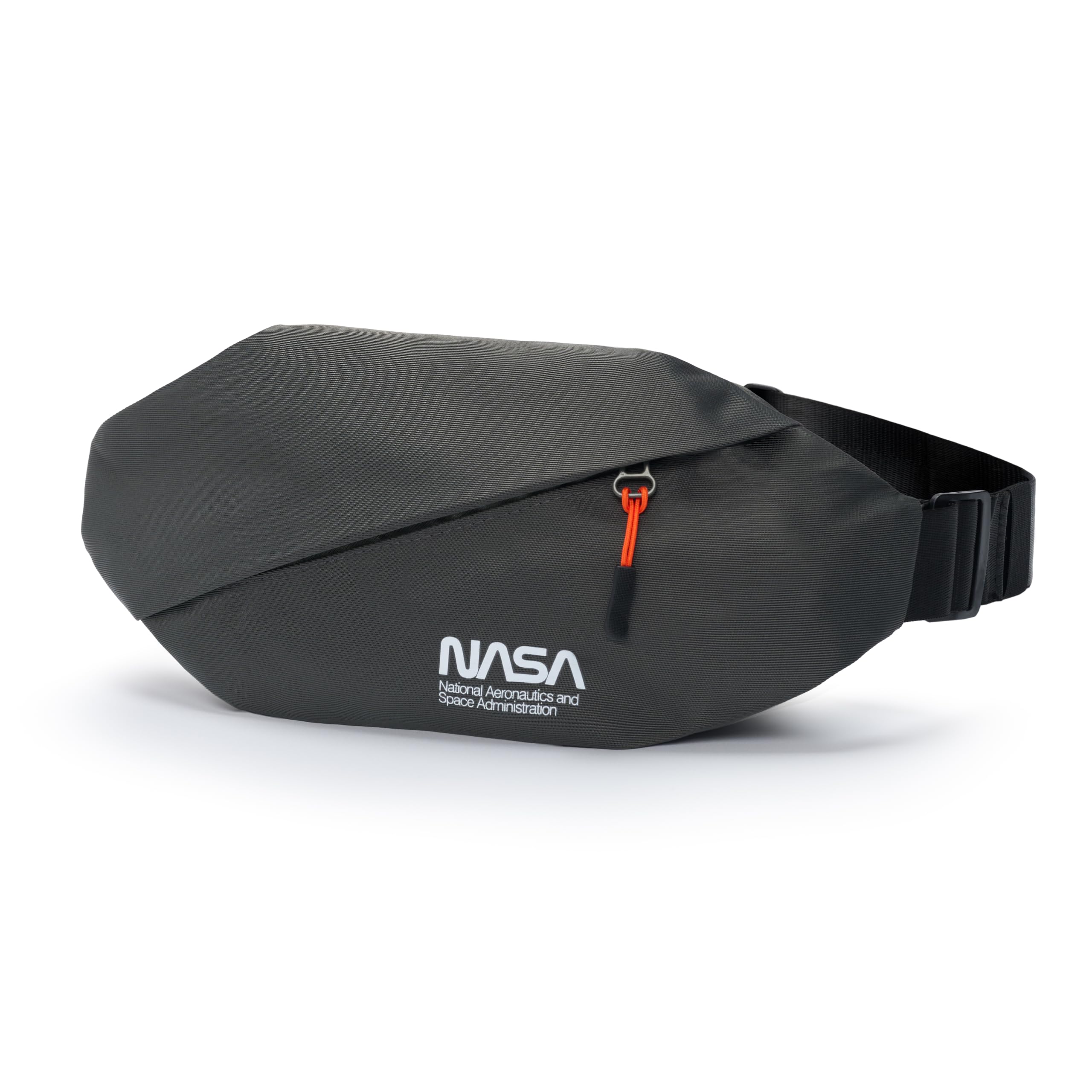 NASA Fanny Pack for Men & Women – Crossbody Waist Bag, RFID (Lunar Grey)