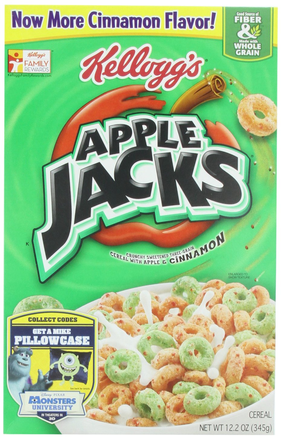 Apple Jacks Cereal, 12.2-Ounce Boxes (Pack of 3)