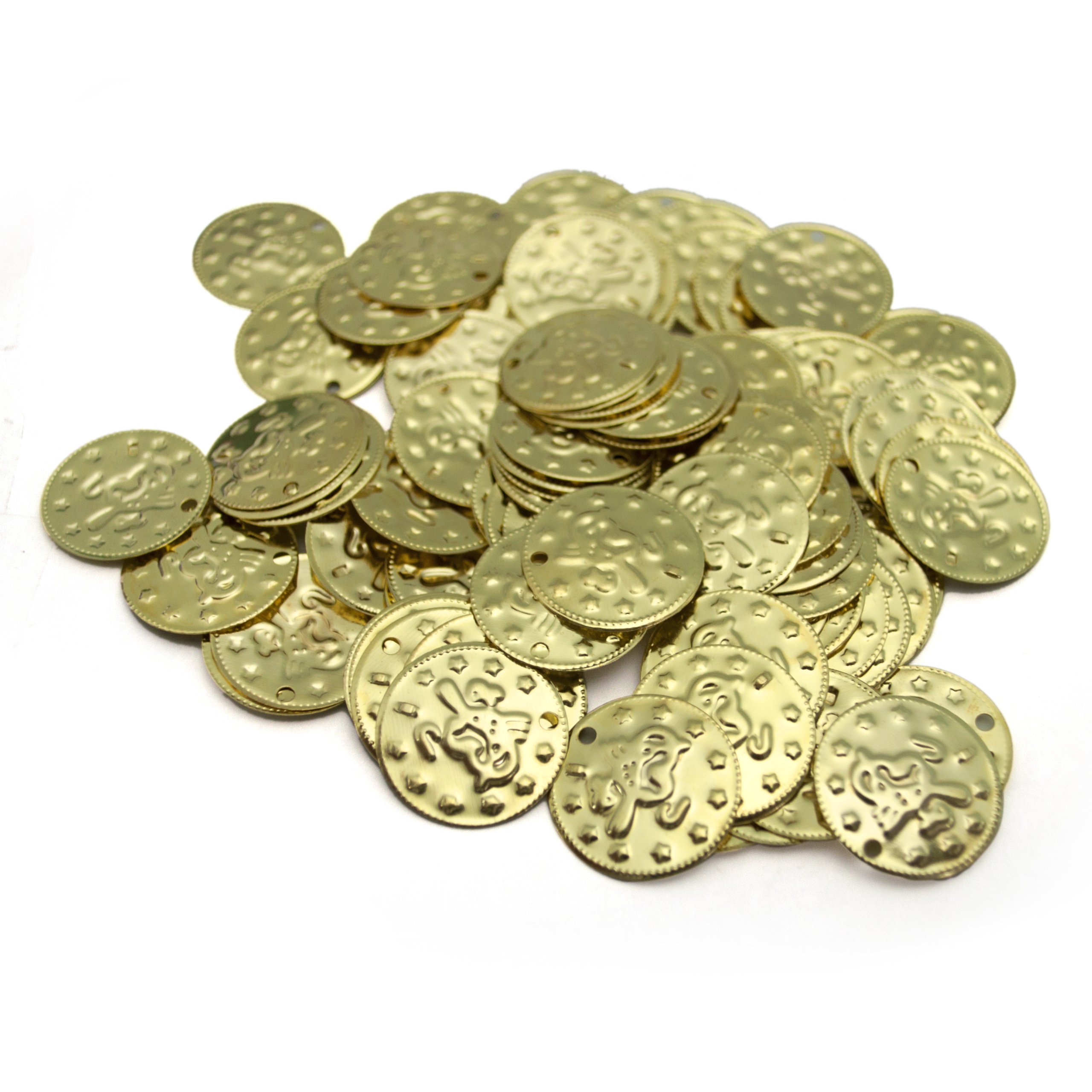 BellyLady100pc Belly Dancing Coins, Bird Design On One Side, Gift Idea