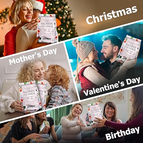 Miniatura 5 de SWCANDY - Vaporizadores de ducha, regalos de aromaterapia para mujeres, paquete de 18 bombas de ducha con aceites esenciales, regalos de cumpleaños