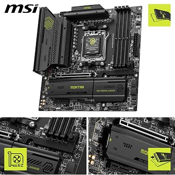 MSI MAG B850M MORTAR WIFI AMD B850 Soket AM5 DDR5 8200(OC) MHz mATX Gaming (Oyuncu) Anakart