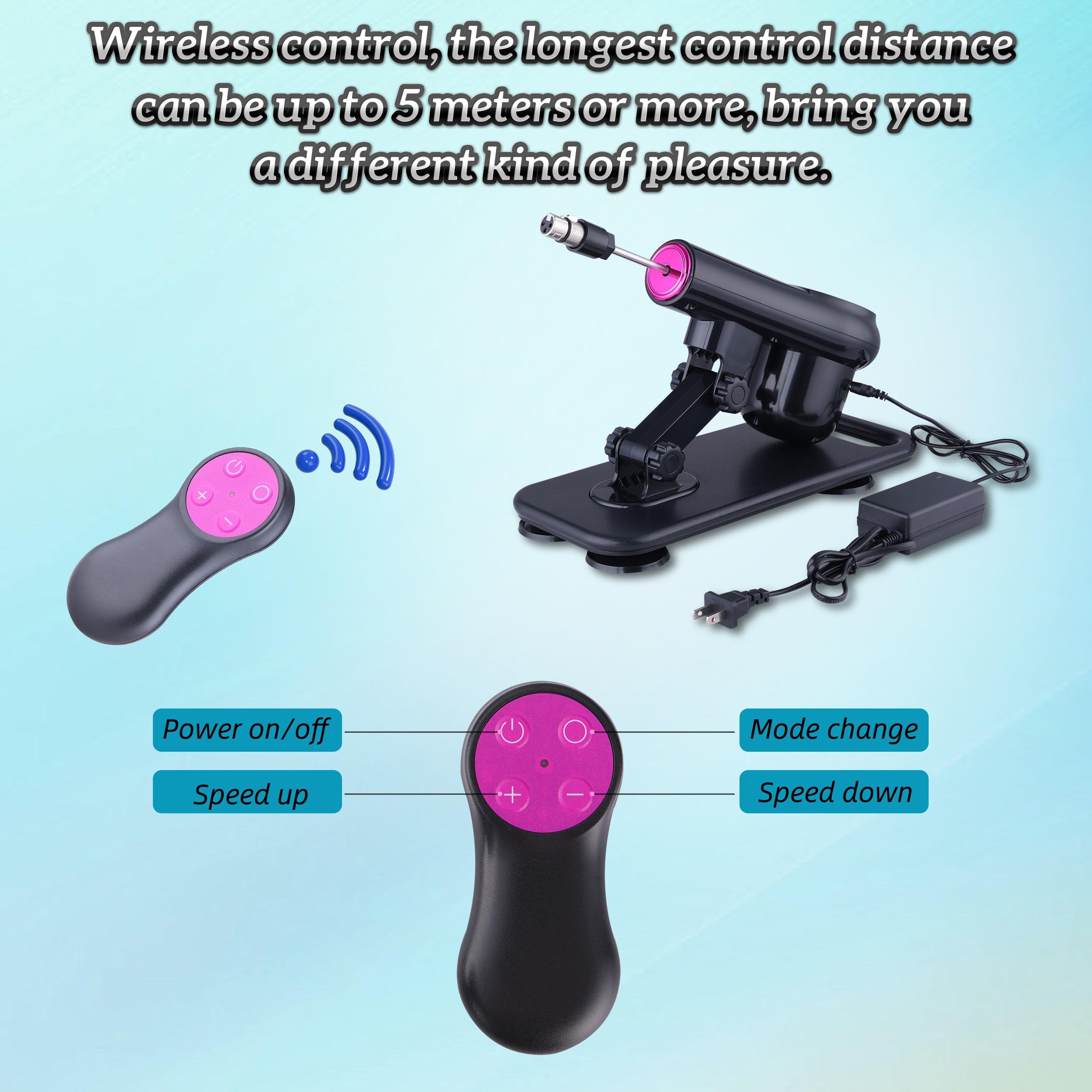 Sex Machine Dildo Machine for Women,Fuck Machine with Powerful Suction Cups,Thrusting Machine with 3Xlr Connector,Thrusting Machine with 8 Attachments Sex Toys: Flesh Accessories