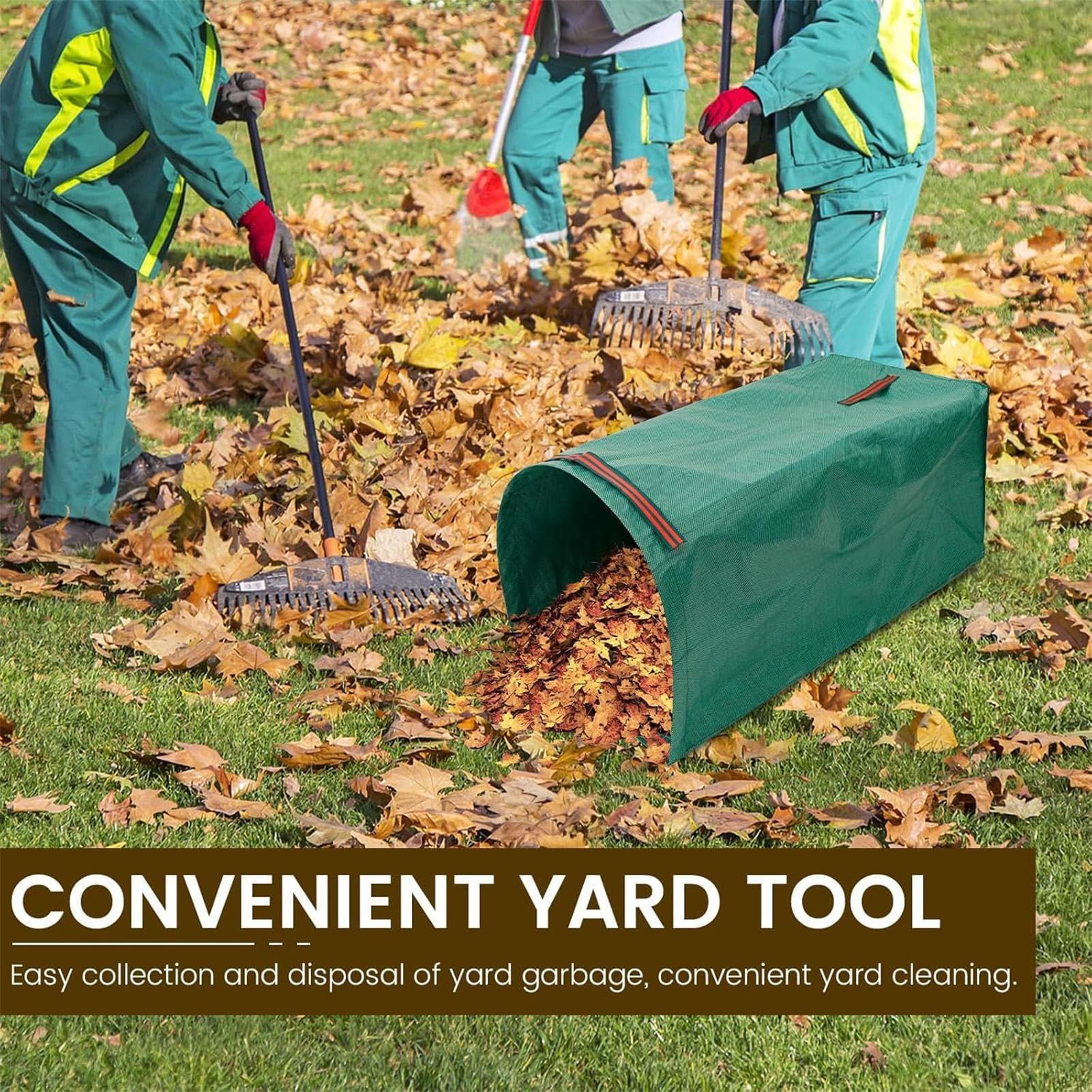 Sacos de jardín Cubo de Basura Impermeable Autoportante | 2 Bolsas para Residuos Jardín y Recortes Césped Para recortes, ramas, camping, paisajismo, construcción