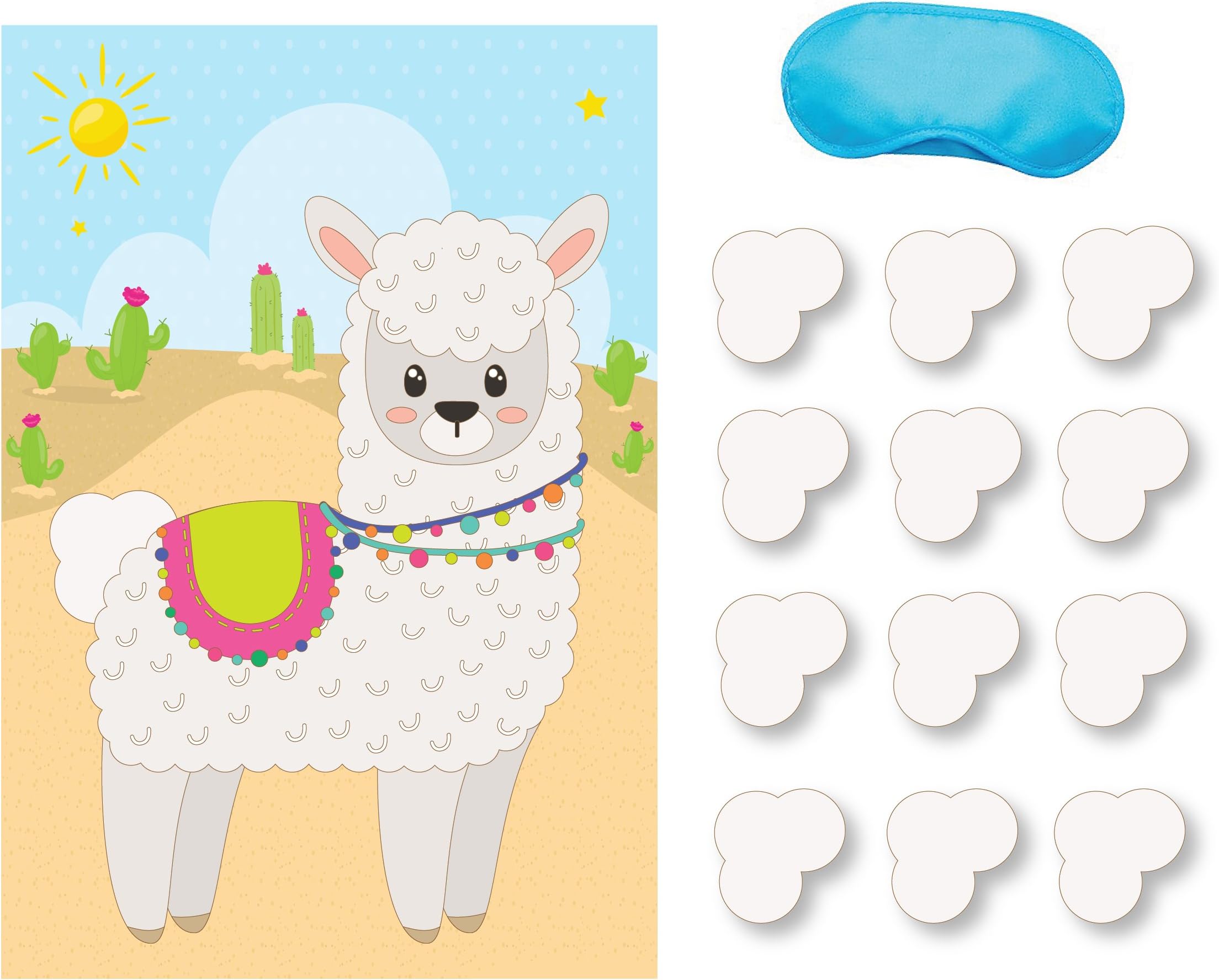 Pin the Tail on the Llama Game