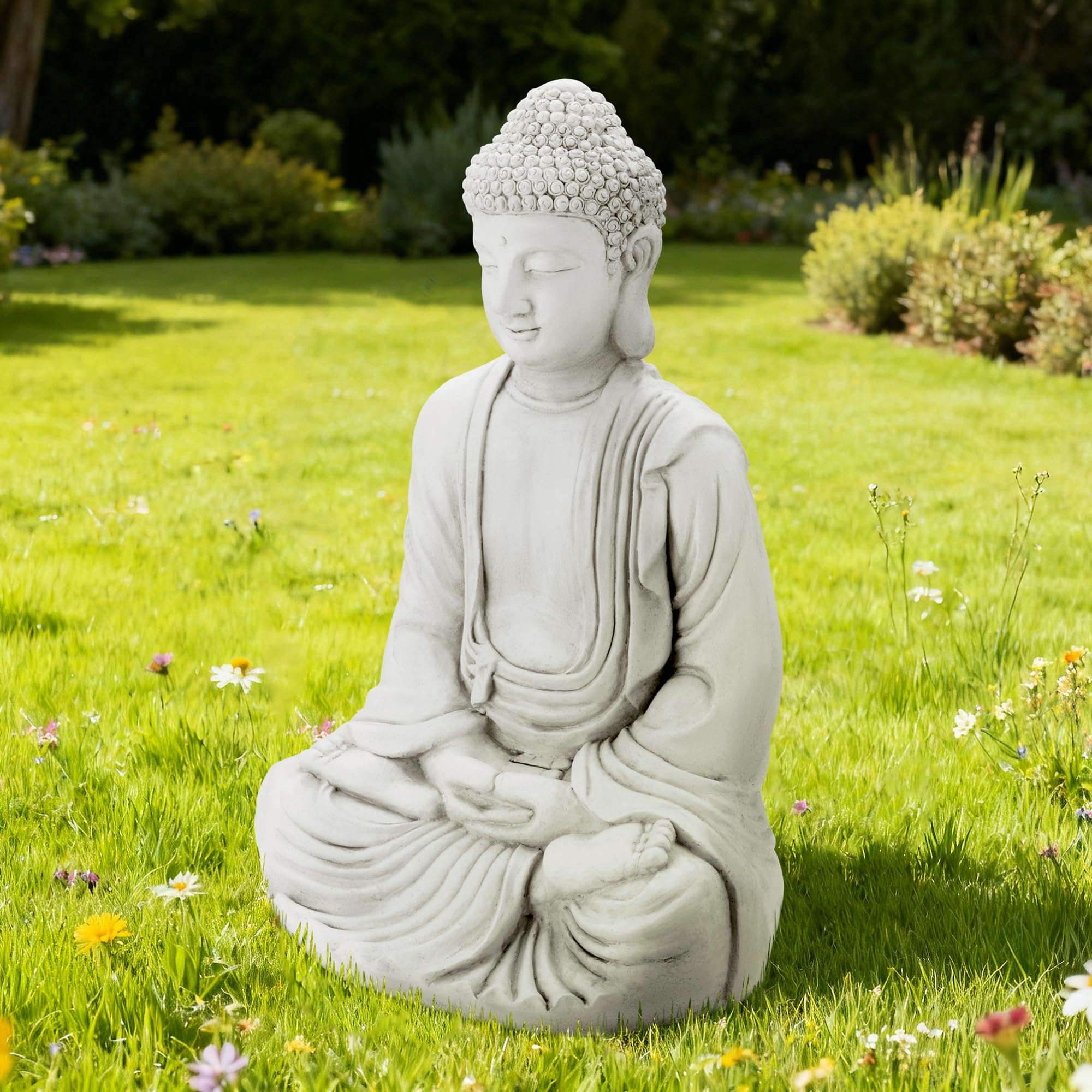 Amazon.com: Glitzhome 29.5-inch Zen Meditation Buddha Garden