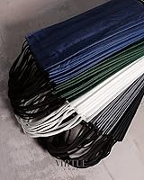 Vista 5 de VIRTUE CODE Mascarillas faciales Seamless Essentials - Confortables mascarillas desechables de 3 capas, paquete de 50