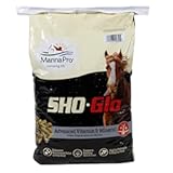 Sho-Glo Supplement for Horses - Complete Vitamin & Mineral Supplement for Healthy Skin & Coat - 25 Pounds