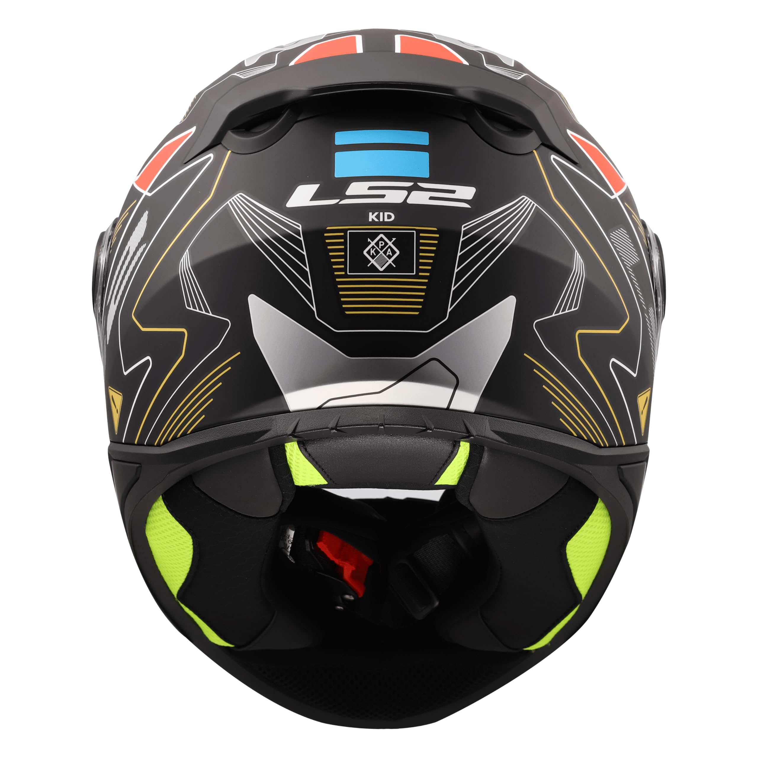 LS2, Casco Moto Integrale Bambino KID ZERO Grey Red, S