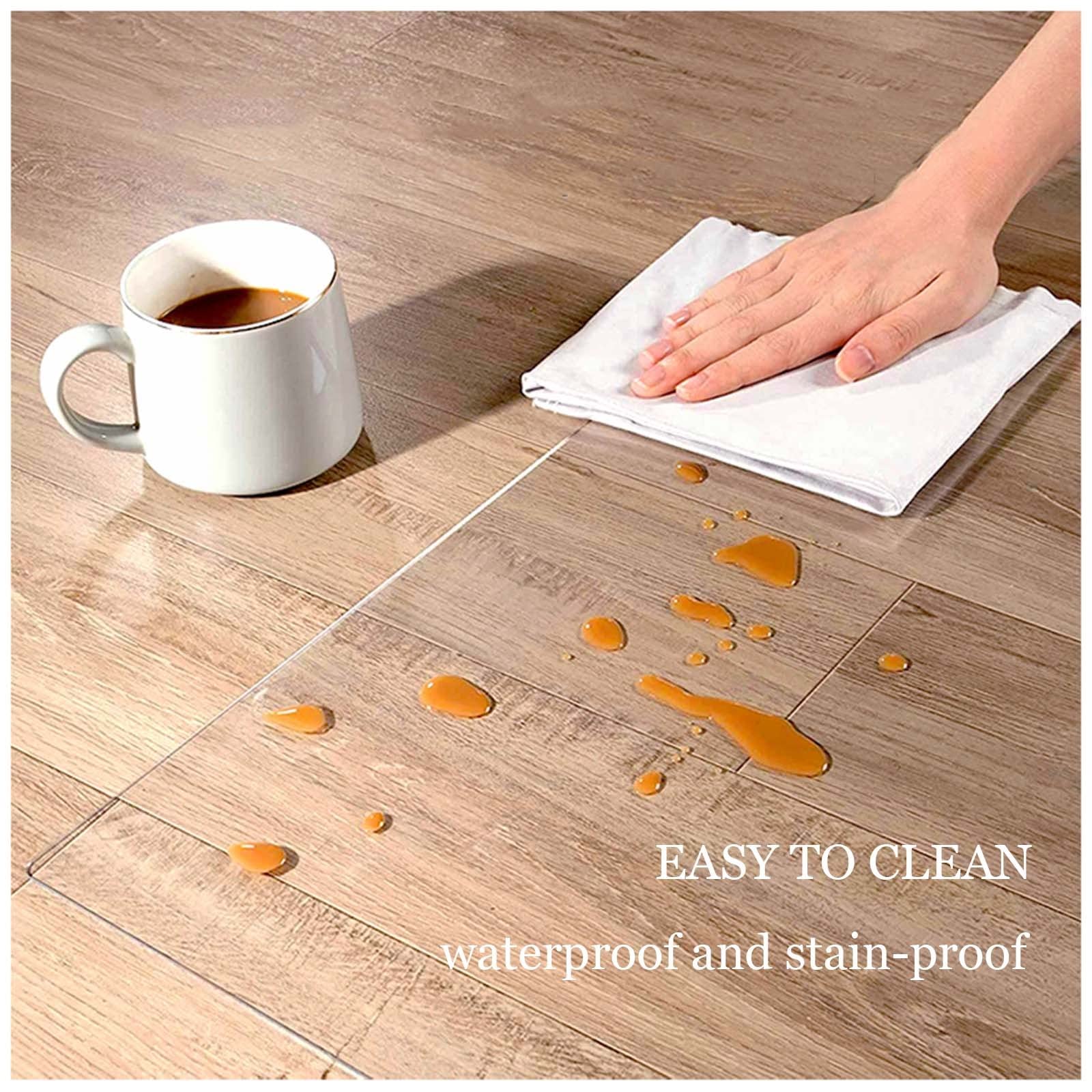 Tappetino Trasparente Antiscivolo Per Pavimento - Protezione Da Graffi Per Sedie Da Ufficio - Foto 6