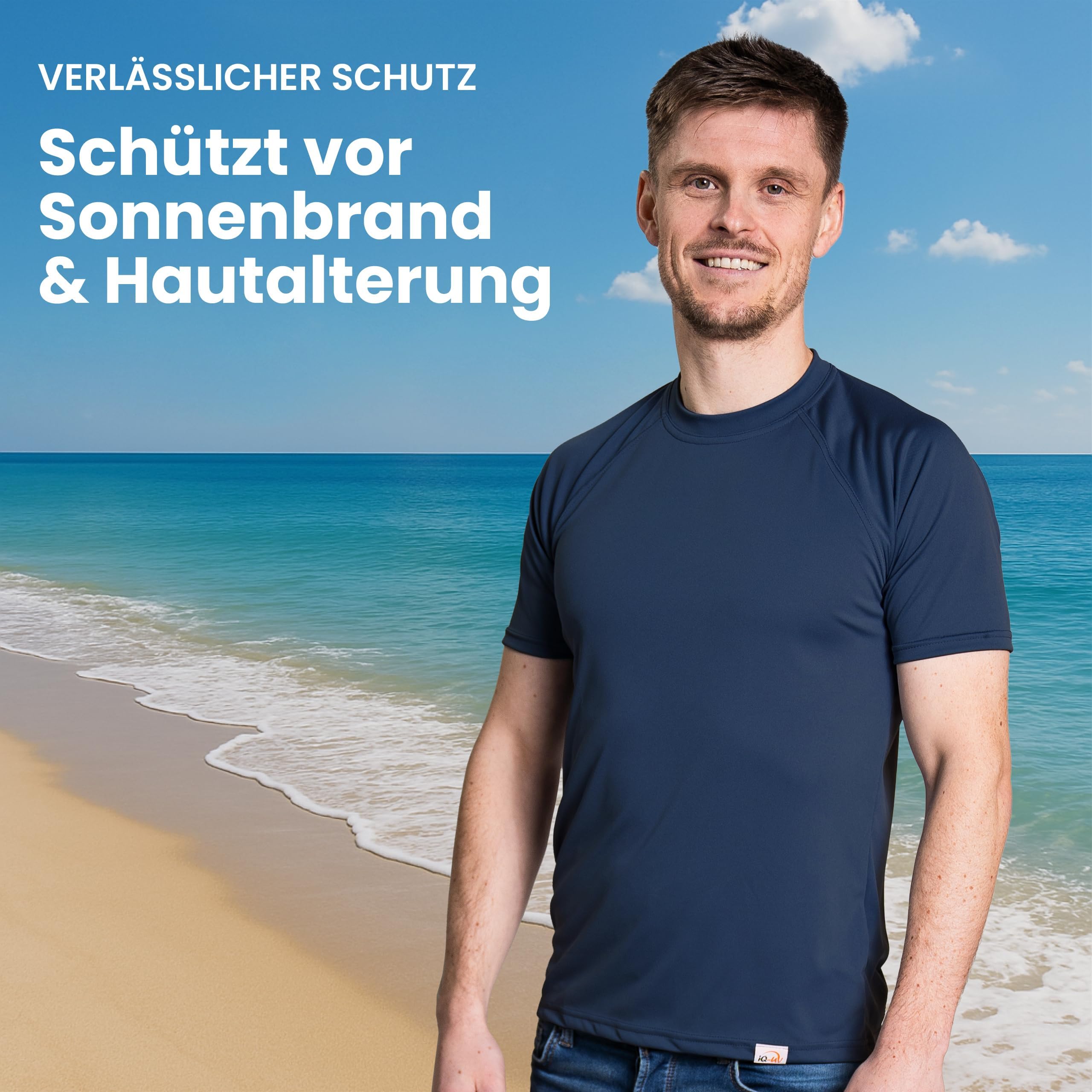 iQ-UV Herren T-Shirt UV- und Hitzeschutz UPF 50+ kühlungsaktiv