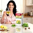Celest Green Tea - Kahwa, 36 Tea Bags (Pack of 3) | Masala Green Tea for Weight Loss | Traditional Kahwa With Spices, Tulsi, Ginger & Pink Salt gallery image