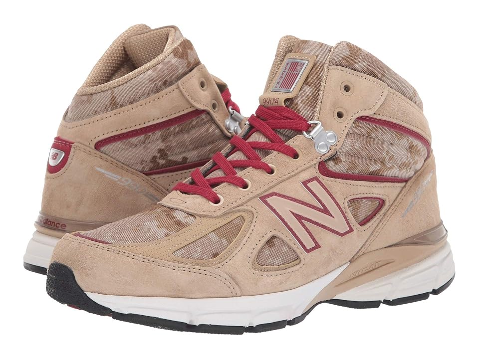 

New Balance 990v4 Boot (Incense/NB Scarlet) Men's Pull-on Boots, Neutral