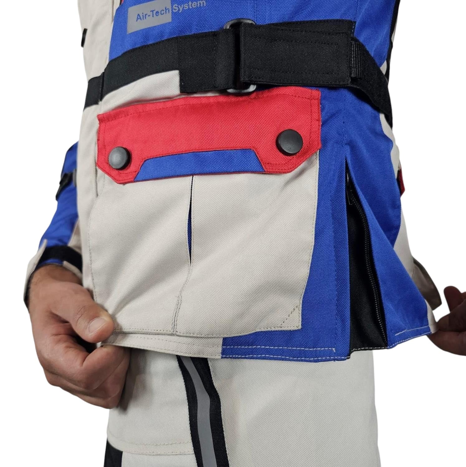WinNet Completo tuta moto in cordura giacca e pantaloni per turismo
