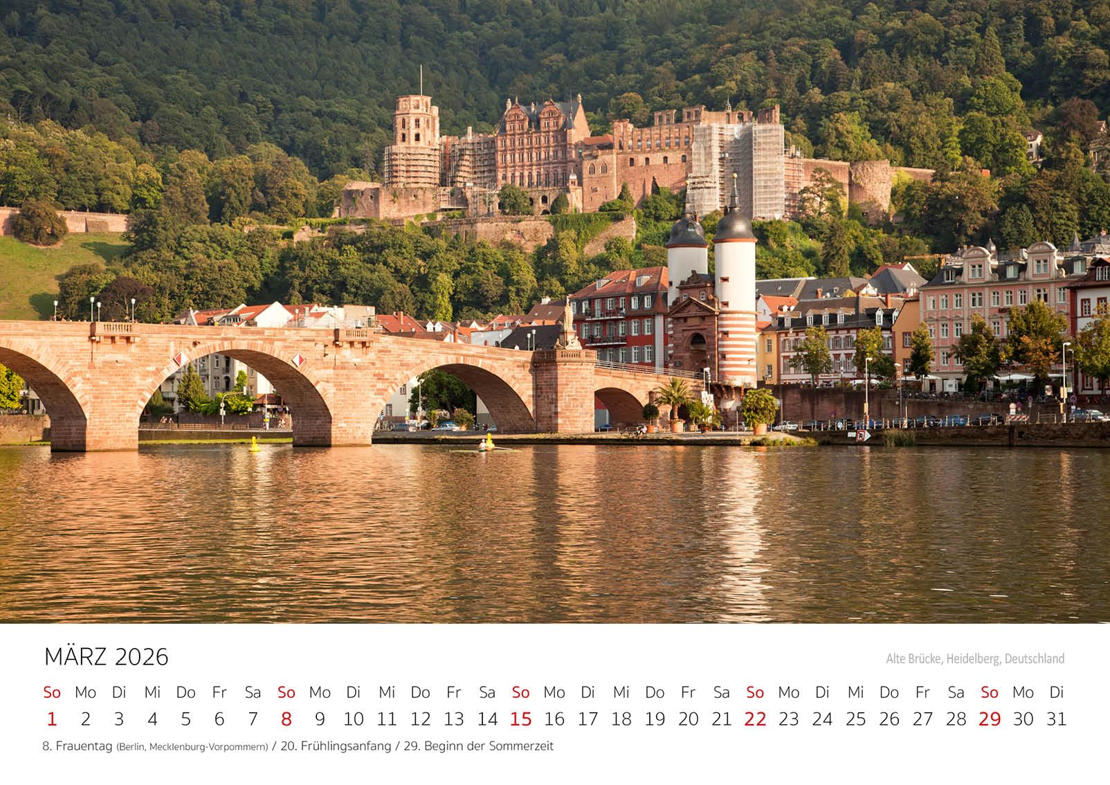 Edition Seidel Premium Kalender Brücken 2026 Format DIN A3 Wandkalender Europa USA Australien Brücke Bauwerke Architektur Peter Schickert
