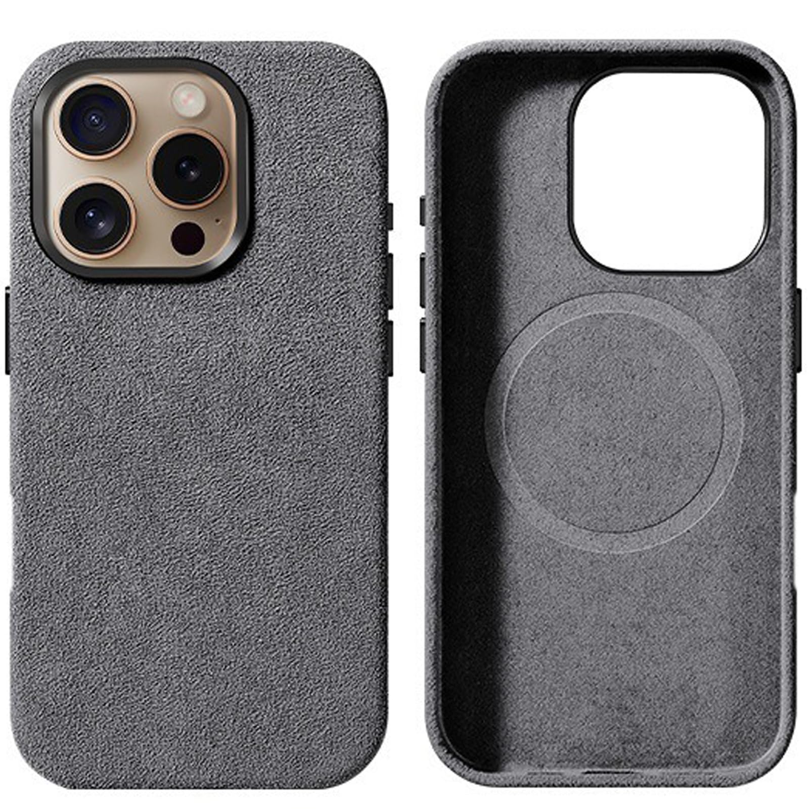 【未開封】iPhone16 pro MAX用アルカンターラ　高級スマホケース Amazon.co.jp: [Magsafe対応] アルカンターラ iPhone 16/16 Plus