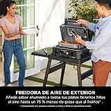 Ninja Woodfire Pro Connect XL Barbecue Électrique & Fumoir avec Contrôle d'Application, 2 Sondes, Grille, Housse, Revêtements & Brosse, Grill & Friteuse sans huile 7-en-1, Bleu & Noir OG901EUAMZ - 5