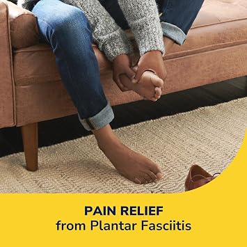 Dr. Scholl's Plantar Fasciitis Pain Patches, 8 Ct & Heel Cushions for Women's 6-10, Shock Absorption