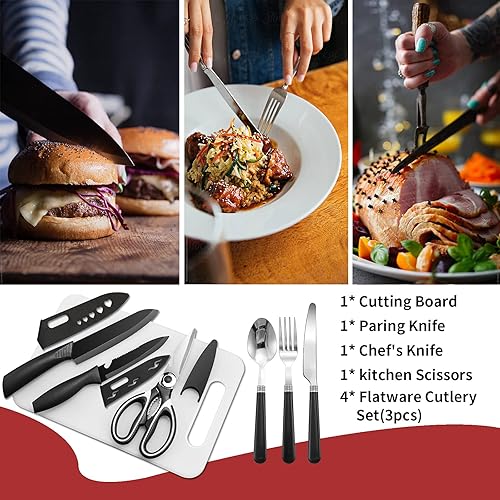 Miniatura 4 de Portable Camping Kitchen Utensil Set-27 Piece Cookware Kit, Stainless Steel Outdoor Cooking and Grilling Utensil Organizer Travel Set Perfect for