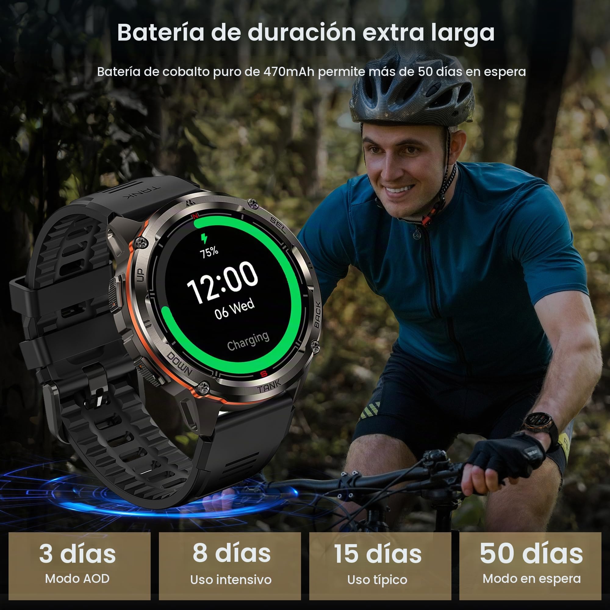 KOSPET Tank T3 Ultra 2 Reloj Inteligente Hombre