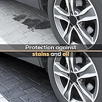 Vista 4 de 1 Gal. DOMINATOR LG+ Clear Acrylic Sealer Low Gloss Paver Sealer Wet Look, Color Enhancing Professional Grade Concrete Pavers and Decorative