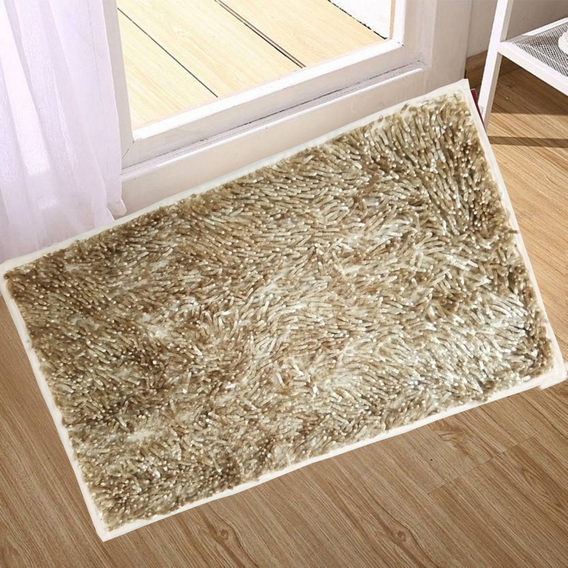 Buy Supreme Home Collective Microfibre Door Mat 17'' X 27'', Beige