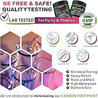 Vista 7 de Paquete de suplementos de raíz de remolacha 6 en 1, 100 unidades y suplemento de mio-inositol 6 en 1 y D-Chiro inositol para mujeres, 120