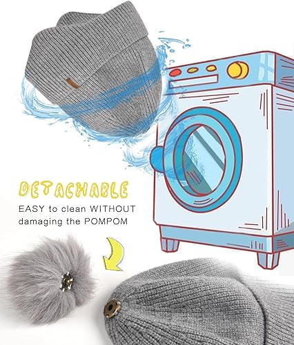 Miniatura 5 de Gorro de invierno para bebé, cálido forro polar, gorro de punto para niños con orejera, gorro de punto con pompón para recién nacidos, para niñas y