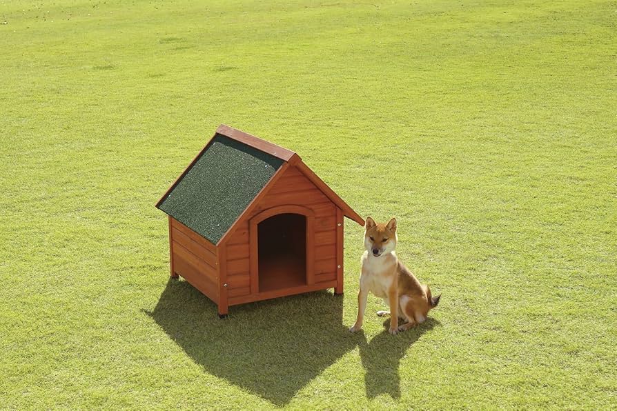 リッチェル犬舎　700 Amazon | リッチェル 木製犬舎 700(70×76×71.5cm) | リッチェル