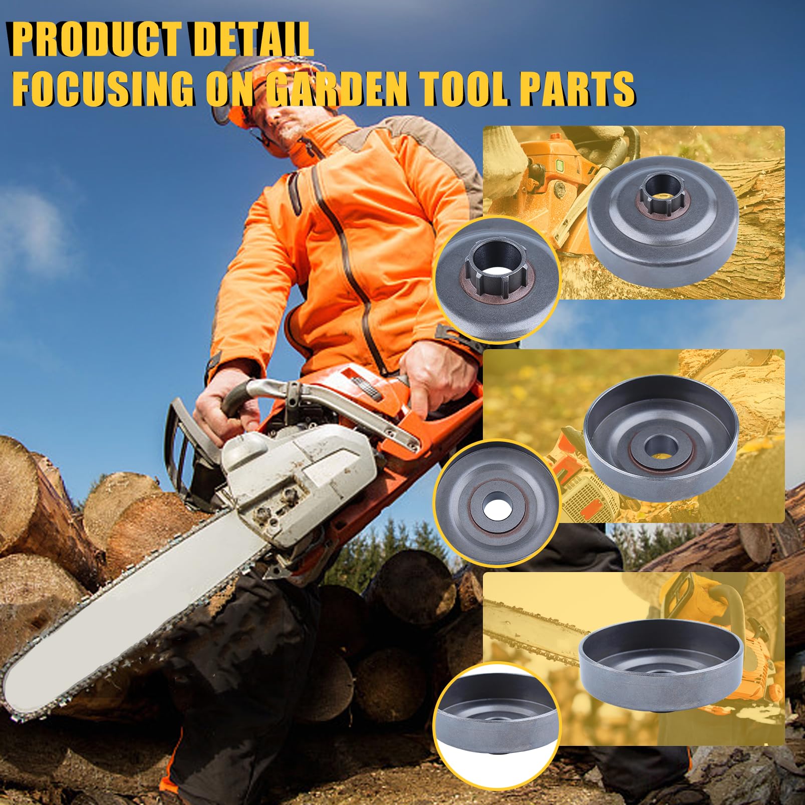 Tambour D'embrayage Pour Tronçonneuse McCulloch 3/8 6T - Réf. 215252 / 29888