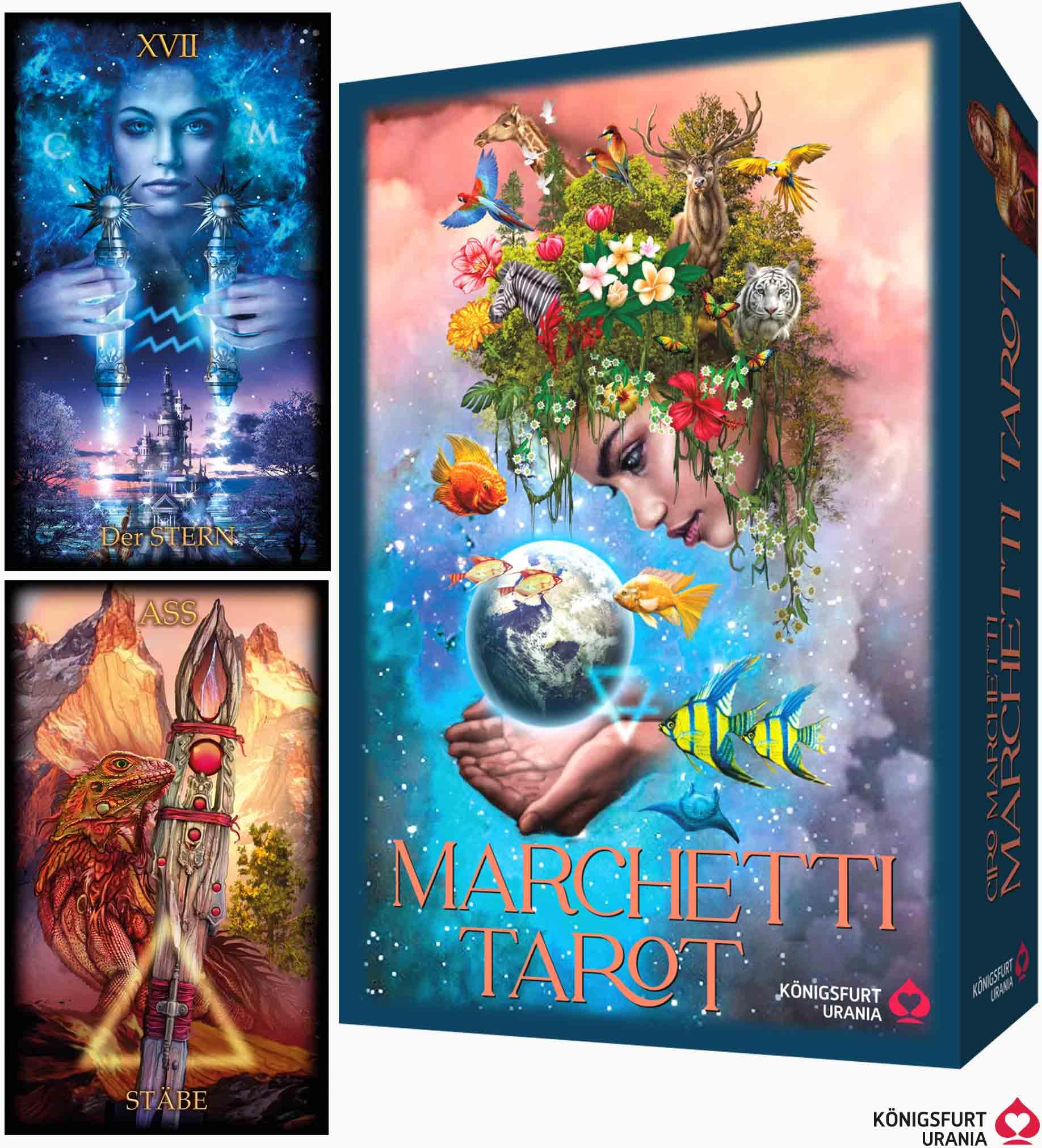 Marchetti Tarot - Folge deiner Intuition!: 78 Tarotkarten
