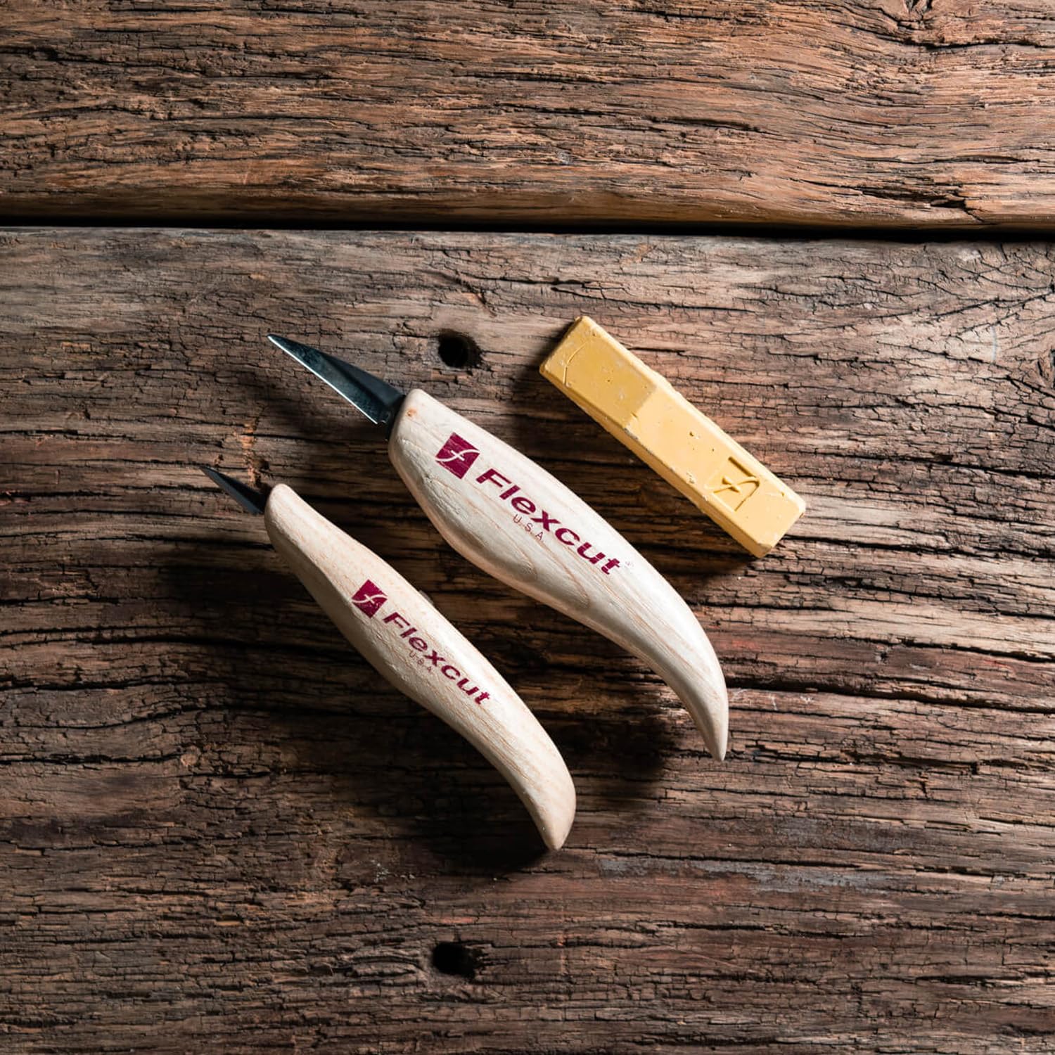 Flexcut FLEXKN300 Whittlers zestaw noży, inne, W's Kit, 2-częściowy nóż