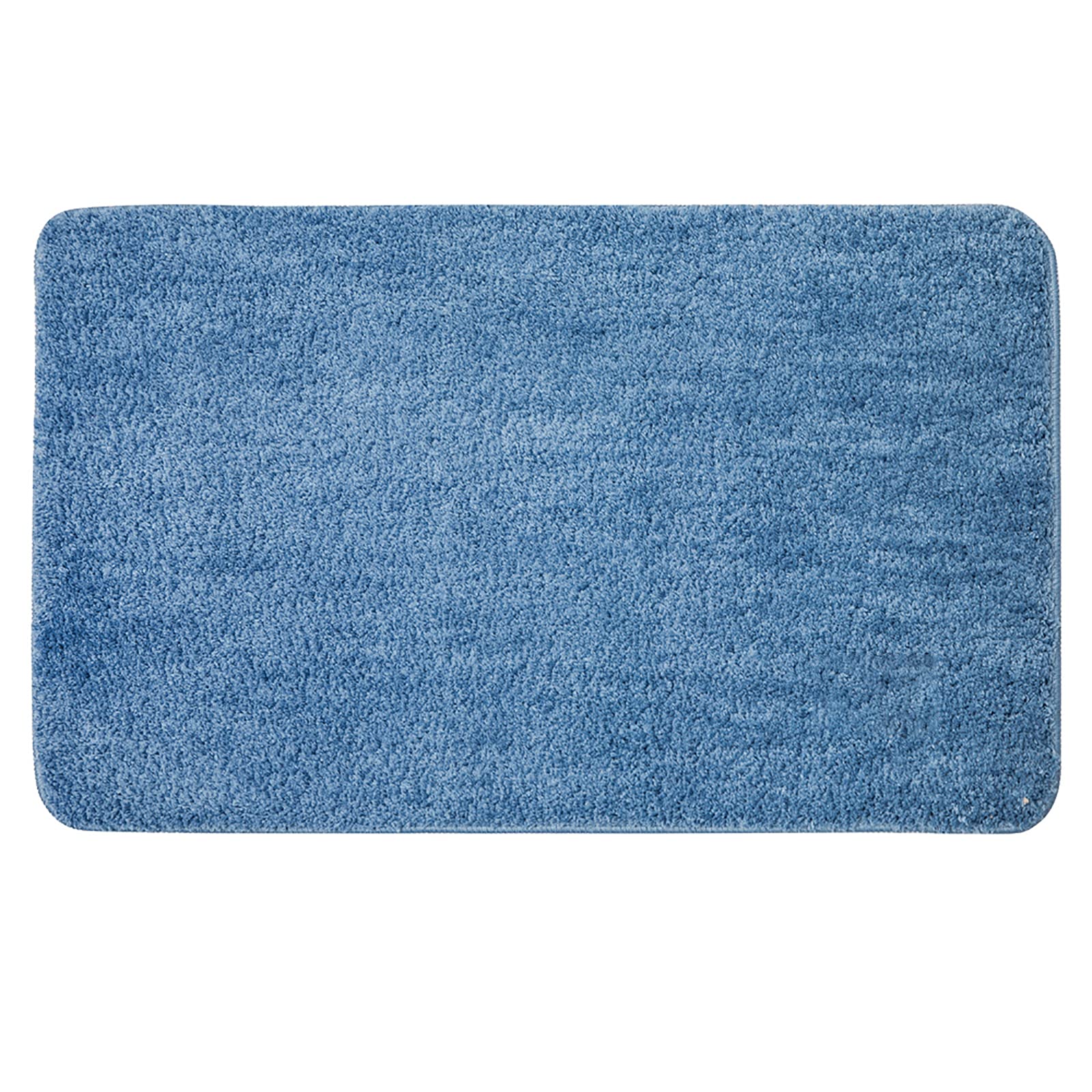 MIULEE Alfombra de Baño Antideslizante Absorbente Microfibra Alfombrilla Baño Lavable a Máquina Alfombra Ducha Baño Cocina Puertas de Entrada Pasillo para Dormitorio Salon Modernas 40x60 cm Azul