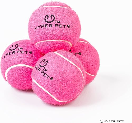Miniatura 7 de Hyper Pet MINI - Pelotas de tenis para perros, (paquete de 4  rosa de 2.5 pulgadas) para cachorros  perros pequeños para buscar y hacer ejercicio,