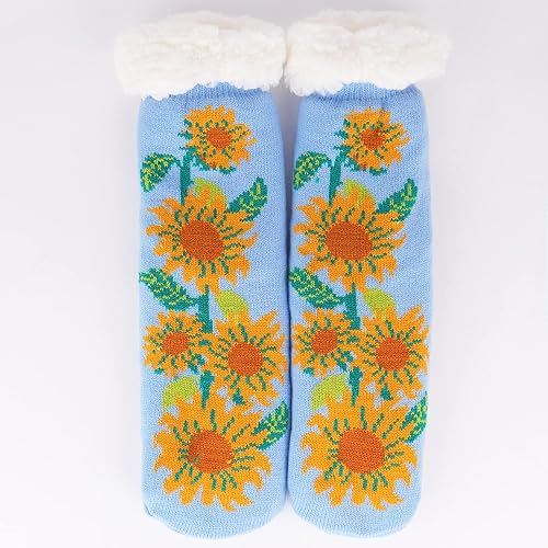 Miniatura 2 de Jeasona Womens Fuzzy Slipper Socks with Grippers Gifts for Women Warm Cozy