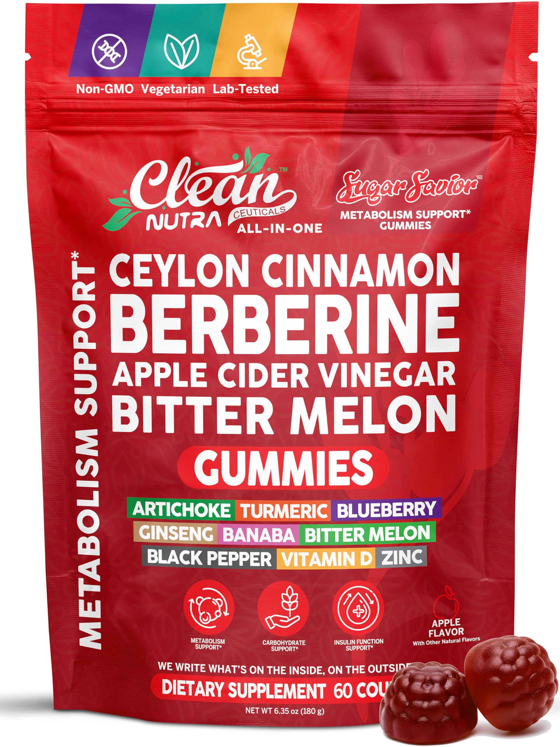 Clean Nutra Sugar Savior Gummies