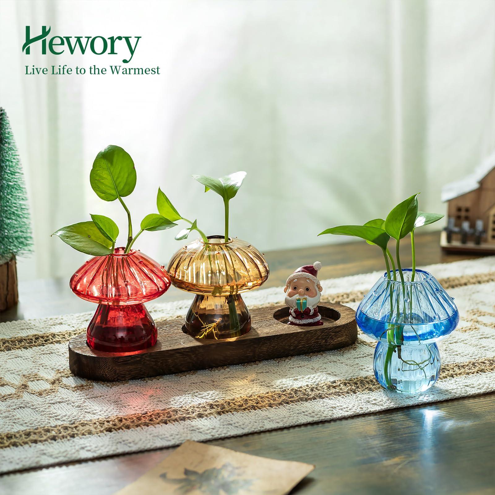 Set 4 Vasi In Vetro Dorato Per Fiori - Altezze Diverse (22/19,5/16/12,5 Cm), Perfetti Per Matrimoni, Tavoli E Decorazioni Casa
