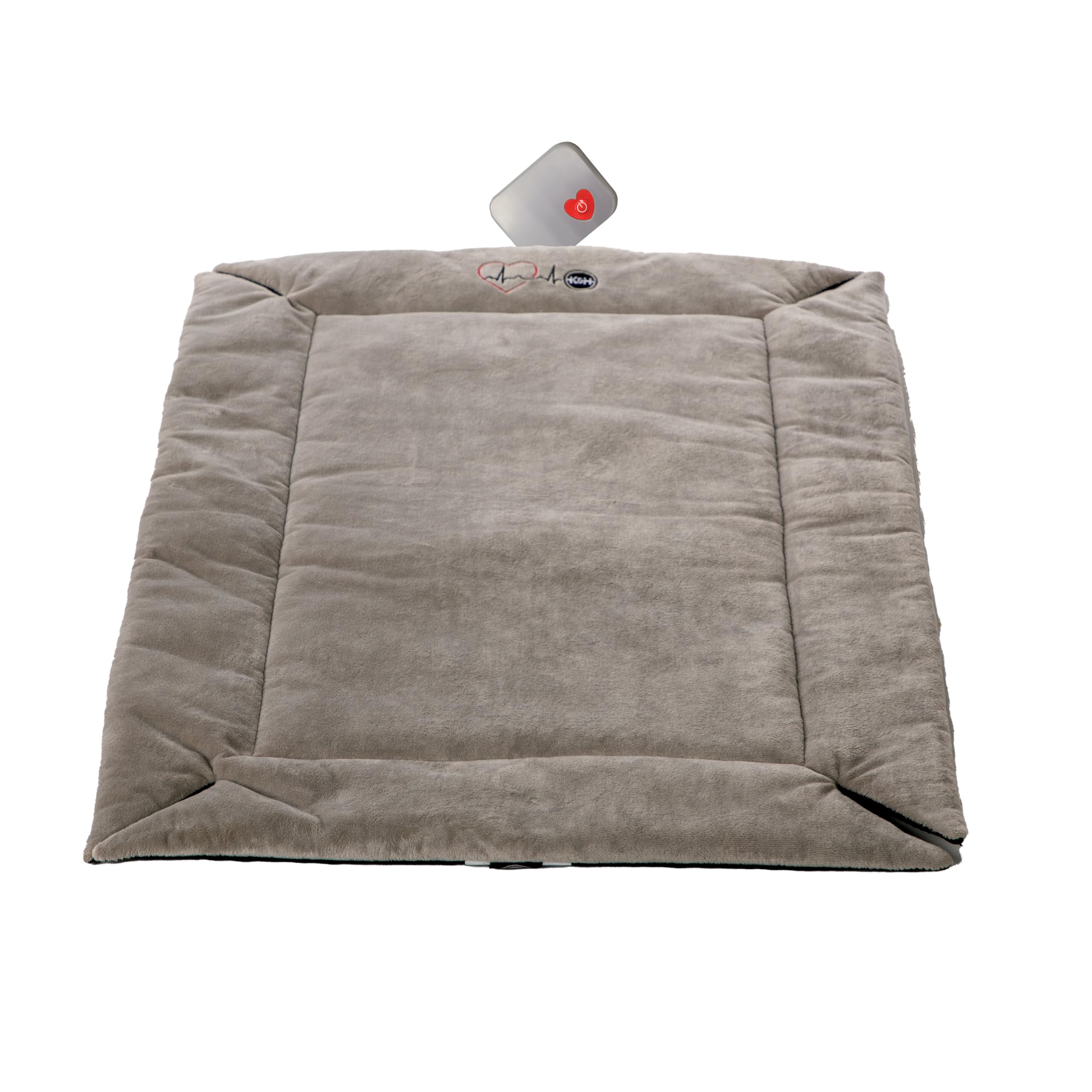 Tapis en polaire grise K&H Pet Products pour l'éducation nocturne des chiots