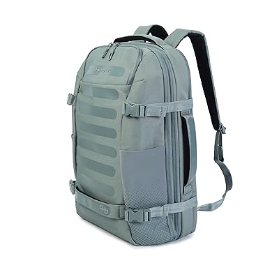 Hedgren Trip Large Backpack Backpack Bags Grey/Green, Polyester