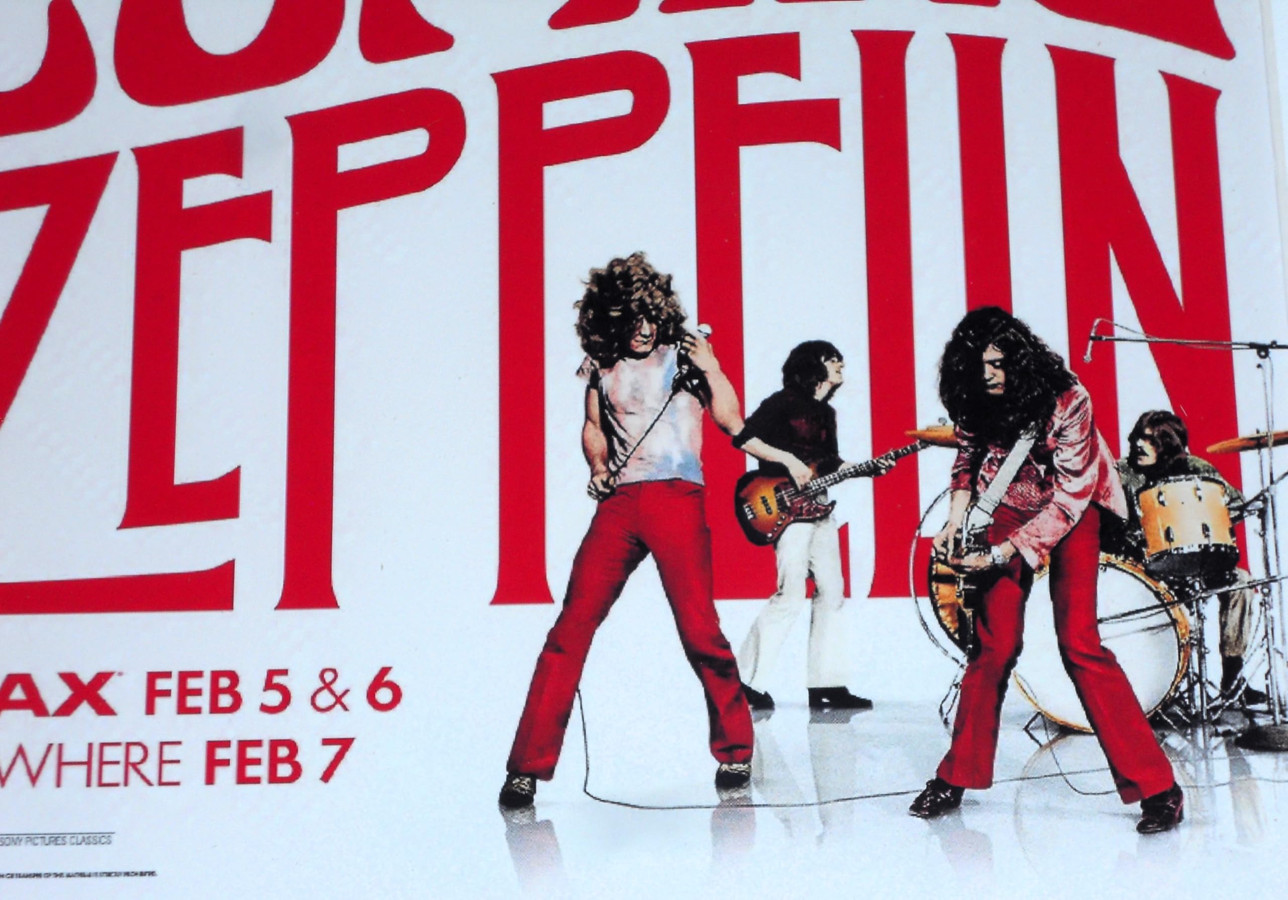 Amazon.com: Framed IMAX Becoming Led Zeppelin 2025 Poster 23