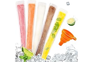 FEBSNOW Disposable Popsicle Bags for Refreshing Summer Treats