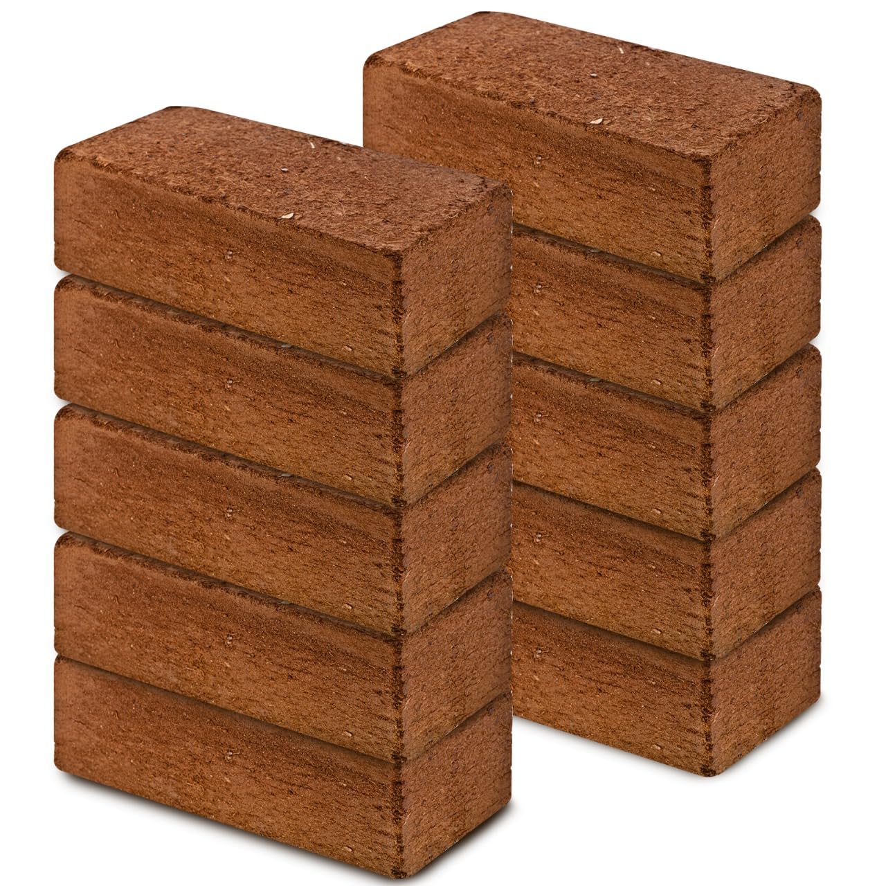 Amazon.com : Premium Coconut Coir Bricks | 10 Bricks / 650 Grams
