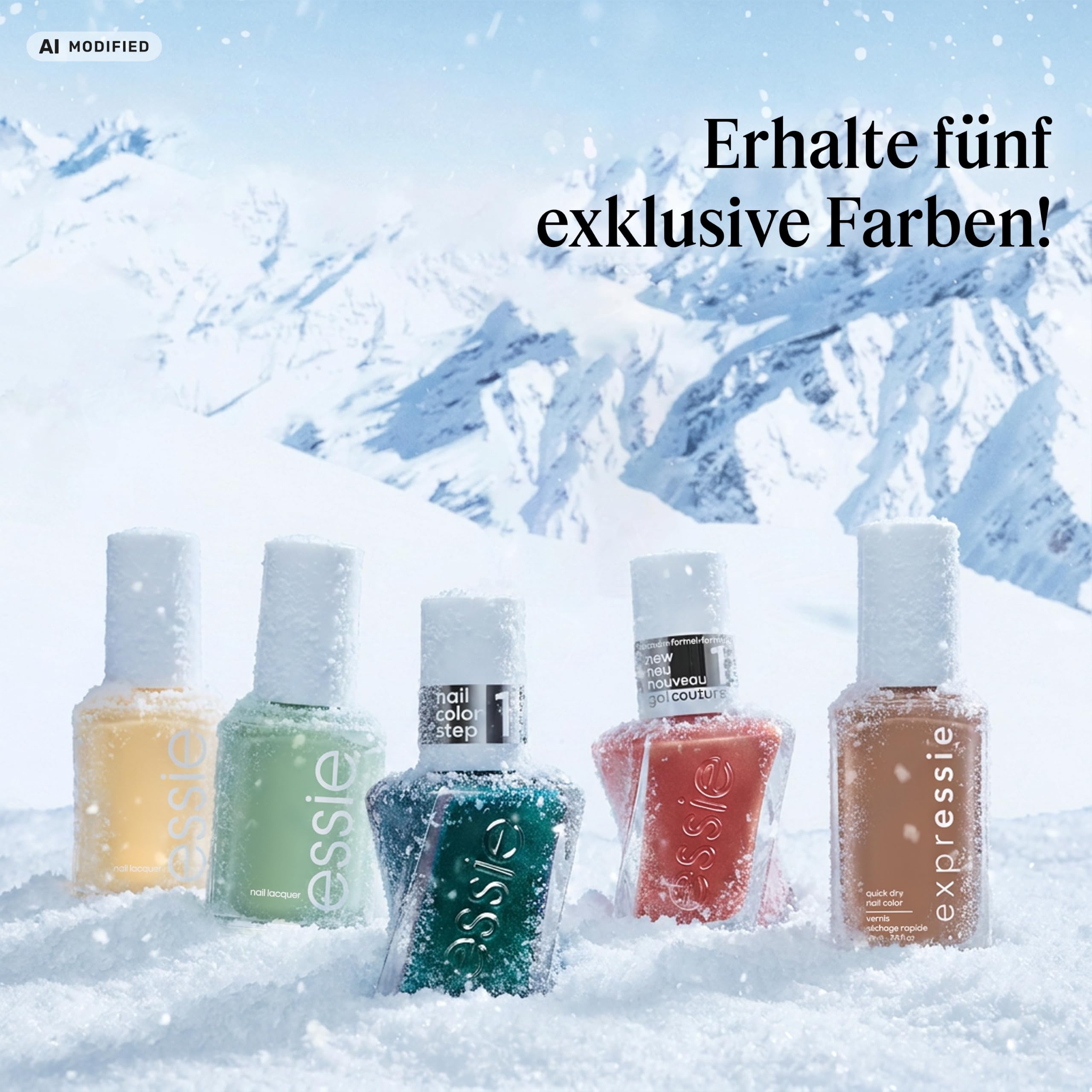 essie Adventskalender 2026 mit 24 Türchen und 5 exklusiven Farben