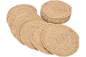 Woven Round Placemats in Bulk: Enhancing Dining with Rustic Charm