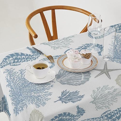 Miniatura 1415 de Mantel floral hippie, diseño retro de los años 70, naranja, rosa, azul, floral, bohemio, estampado estético de margaritas, para fiesta, picnic