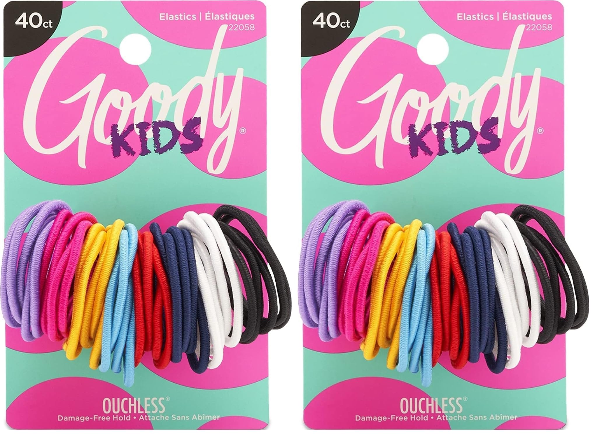 Goody Kids Ouchless Hair Ties - 60 Count -10