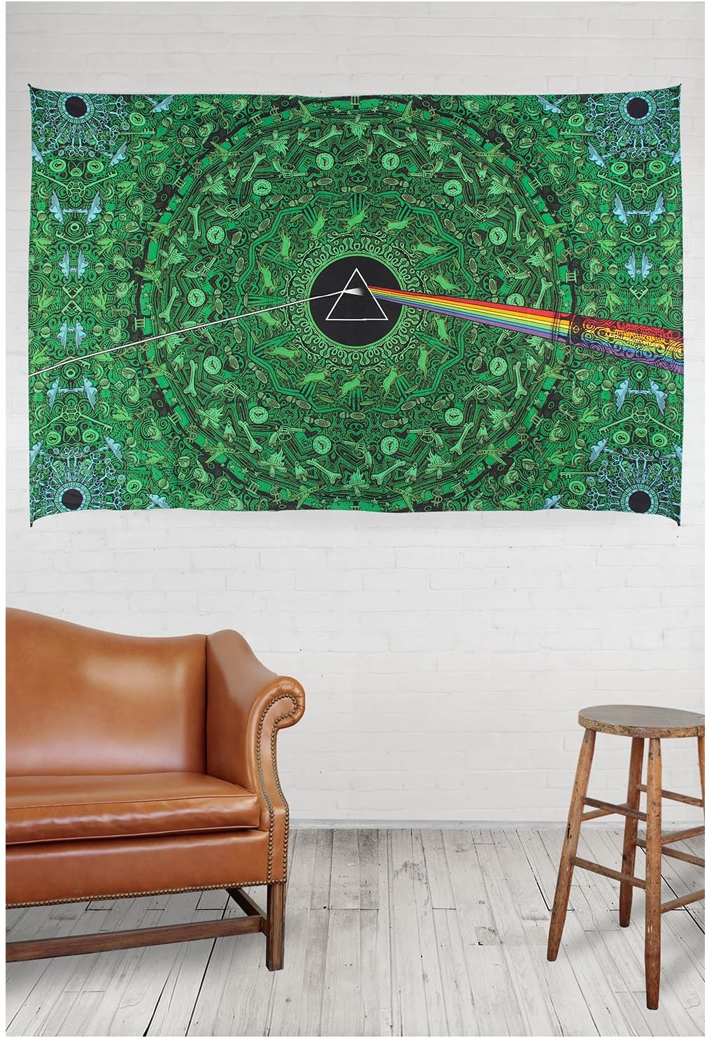 Sunshine Joy Pink Floyd The Dark Side Of The Moon Tapestry Lyrics Green 60x90 Inches