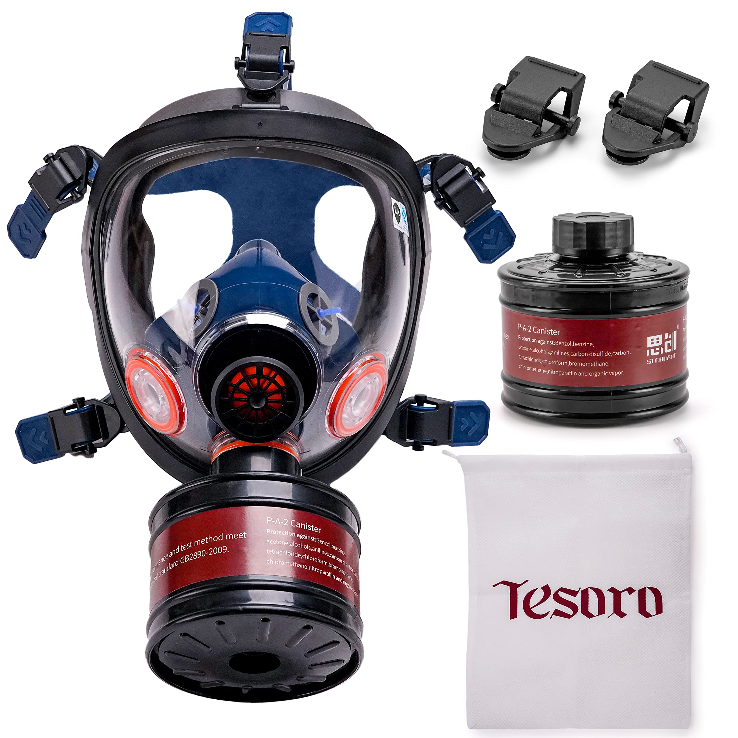 Buy Protective Full Face Respirator HeavyDuty AntiFog Air
