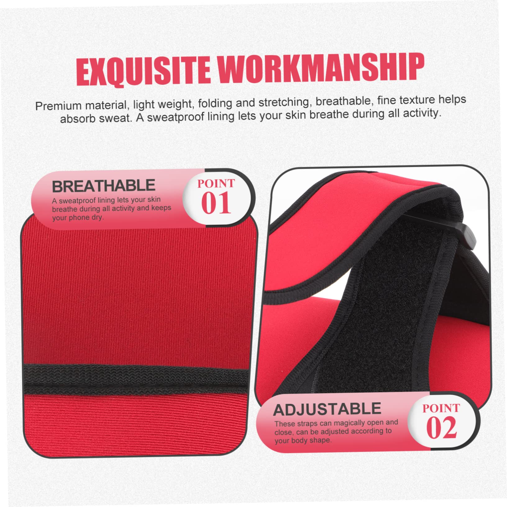WOONEKY 3 Uds Bolsa De Brazo Deportivo Smartphon Corriendo Brazalete Llavero Titular Correr Manga Teléfono Correr Teléfono Celular Brazalete Resistente Sudor Brazalete Correr Brazo